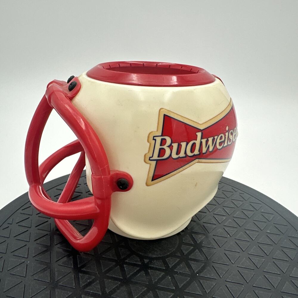 Vtg Anheuser-Busch Budweiser Football Helmet Beer Koozie